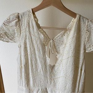 Urban Outfitters Lace Eyelet Maxi Dress